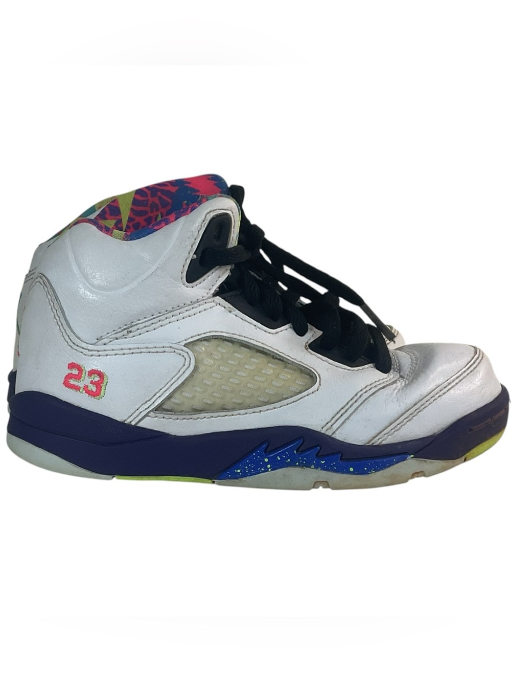 Air Jordan 5 Retro GS DB3026-100 White Bel-Air Alternate Kids Size 12C